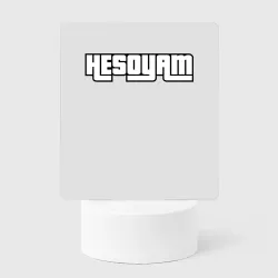 Светильник-ночник Hesoyam GTA San Andreas чит на деньги и оружие белая надпись