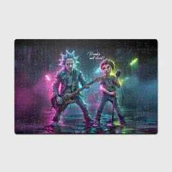 Головоломка Пазл магнитный 126 элементов Punk's not dead - Rick and Morty