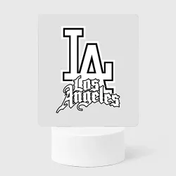 Светильник-ночник LA Los Angeles надпись белая