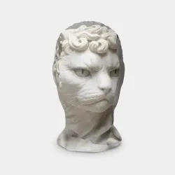 Маска карнавальная 3D Кот с погонялом Давид