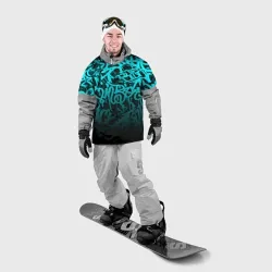Накидка на куртку 3D Граффити неоновый теггинг