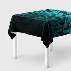 Скатерть 3D Граффити неоновый теггинг