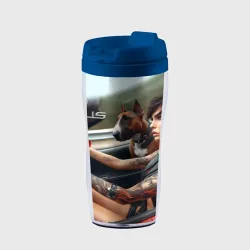 Термокружка-непроливайка Beauty with dog - Lexus