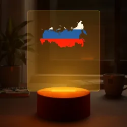 Светильник-ночник Карта РФ граница России территория страны - фото 2