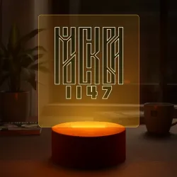 Светильник-ночник Москва 1147 чёрно белый стиль - фото 2