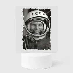 Светильник-ночник Yuri Gagarin - never forget celebrity