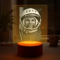Светильник-ночник Yuri Gagarin - never forget celebrity - фото 2