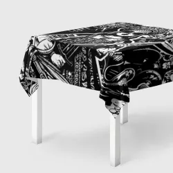Скатерть 3D Русская царевна и герои русских сказок 