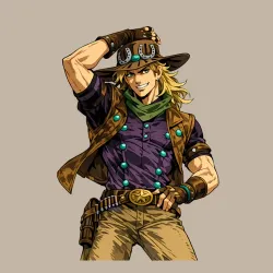 Мужской свитшот хлопок JoJos Bizarre Adventure - фото 2
