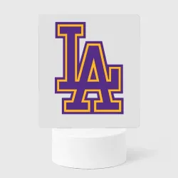 Светильник-ночник LA Lakers Лос Анджелес баскетбол цвета команды 