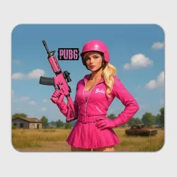 Прямоугольный коврик для мышки Barbie's skin - Pubg