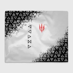 Плед 3D The witcher ведьмачьи знаки 