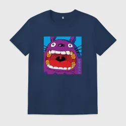 Мужская футболка хлопок Totoro scream