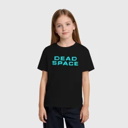 Детская футболка хлопок Dead space neon logo  - фото 2