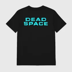 Мужская футболка хлопок Маска Айзека dead space на спине
