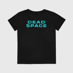 Детская футболка хлопок Маска Айзека dead space на спине