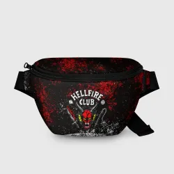 Поясная сумка 3D ST hellfire club огненный рок