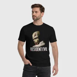 Мужская футболка хлопок Resident Evil 1996 cover - фото 2