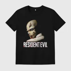 Мужская футболка хлопок Resident Evil 1996 cover