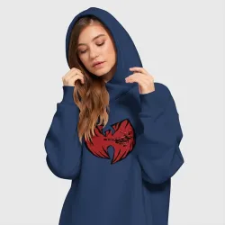 Платье-худи хлопок Wu-Tang fighter - фото 2