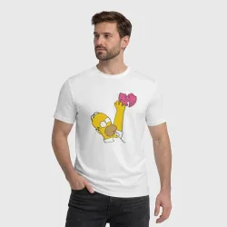 Мужская футболка хлопок Wu-Tang Homer - фото 2