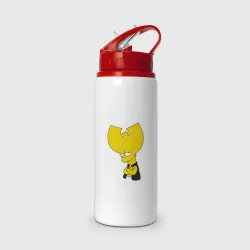 Бутылка для воды с трубочкой Wu-Tang Bart