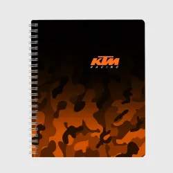 Тетрадь KTM racing милитари оранжевый