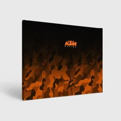Холст прямоугольный KTM racing милитари оранжевый