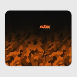 Прямоугольный коврик для мышки KTM racing милитари оранжевый