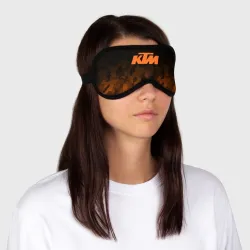 Маска для сна 3D KTM orange military - фото 2