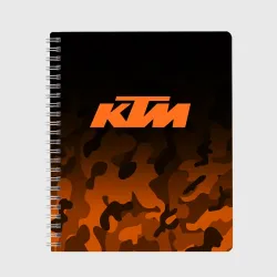 Тетрадь KTM orange military