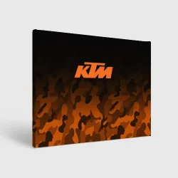 Холст прямоугольный KTM orange military