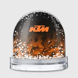 Игрушка Снежный шар KTM orange military