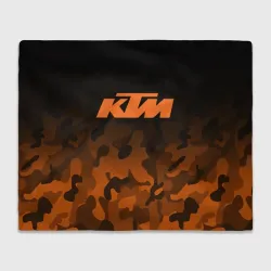 Плед 3D KTM orange military