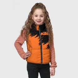 Детский жилет утепленный 3D KTM брызги красок  - фото 2