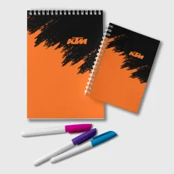 Блокнот KTM брызги красок 