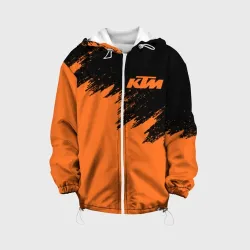 Детская куртка 3D KTM брызги красок 