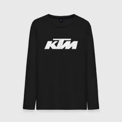Мужской лонгслив хлопок KTM white