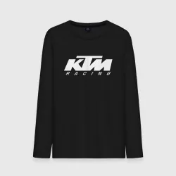 Мужской лонгслив хлопок KTM racing white