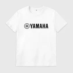 Мужская футболка хлопок Yamaha motorcycle black