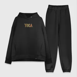 Женский костюм хлопок Oversize Ищу внутренний дзен