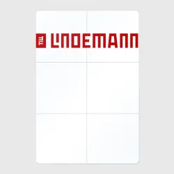 Магнитный плакат 2Х3 Lindemann new logo red
