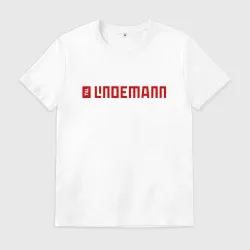 Мужская футболка хлопок Lindemann new logo red