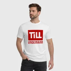 Мужская футболка хлопок Lindemann big new logo red - фото 2