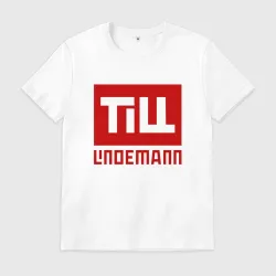 Мужская футболка хлопок Lindemann big new logo red