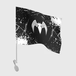 Флаг для автомобиля Venom брызги красок 