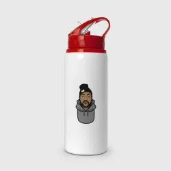 Бутылка для воды с трубочкой Ghostface Killah