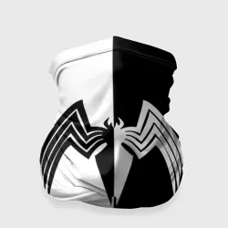 Бандана-труба 3D Venom black white 