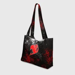 Пляжная сумка 3D Fairy tail red black white - фото 2