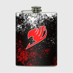 Фляга Fairy tail red black white